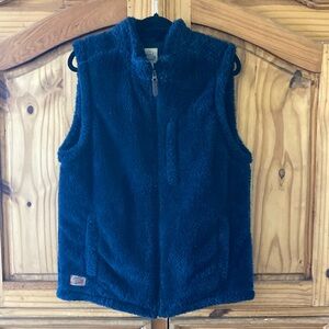 Mens Moonshine dark blue fleece vest size M